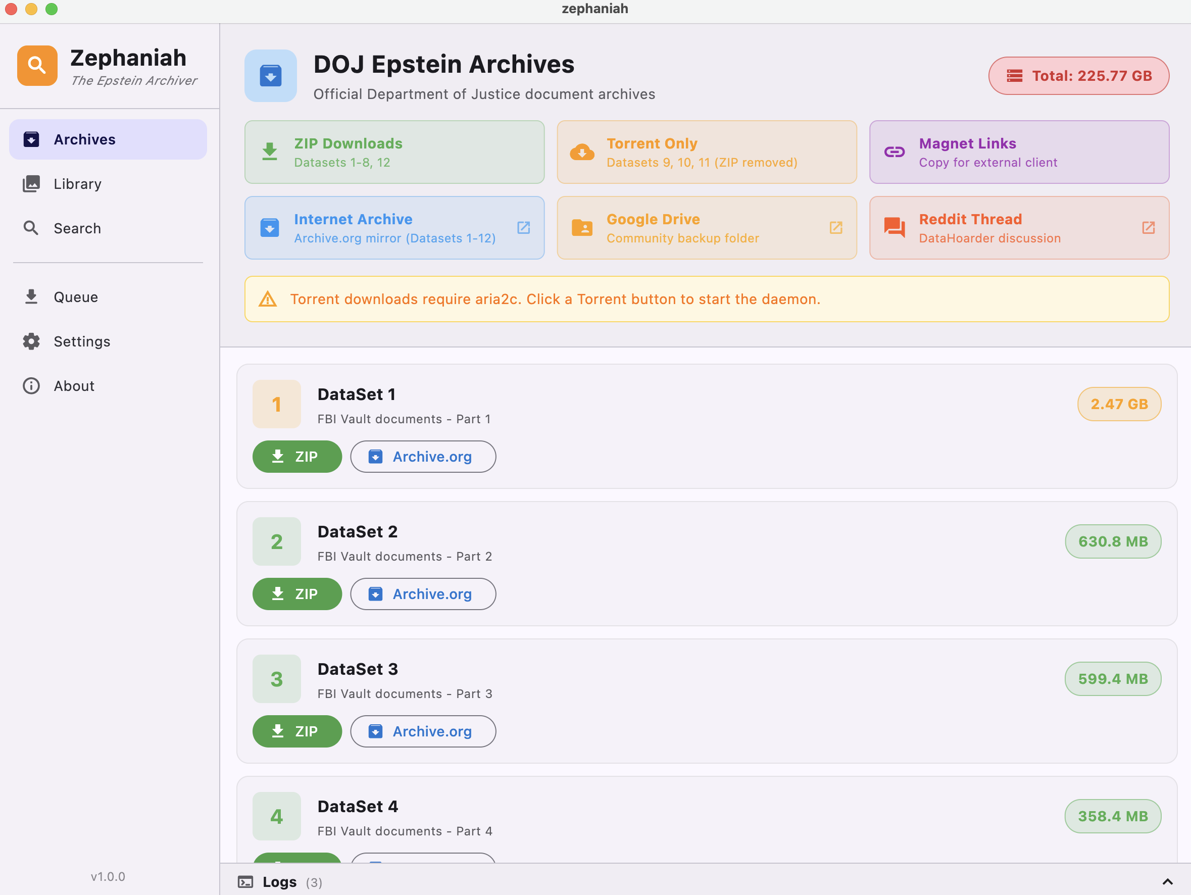 Zephaniah screenshot